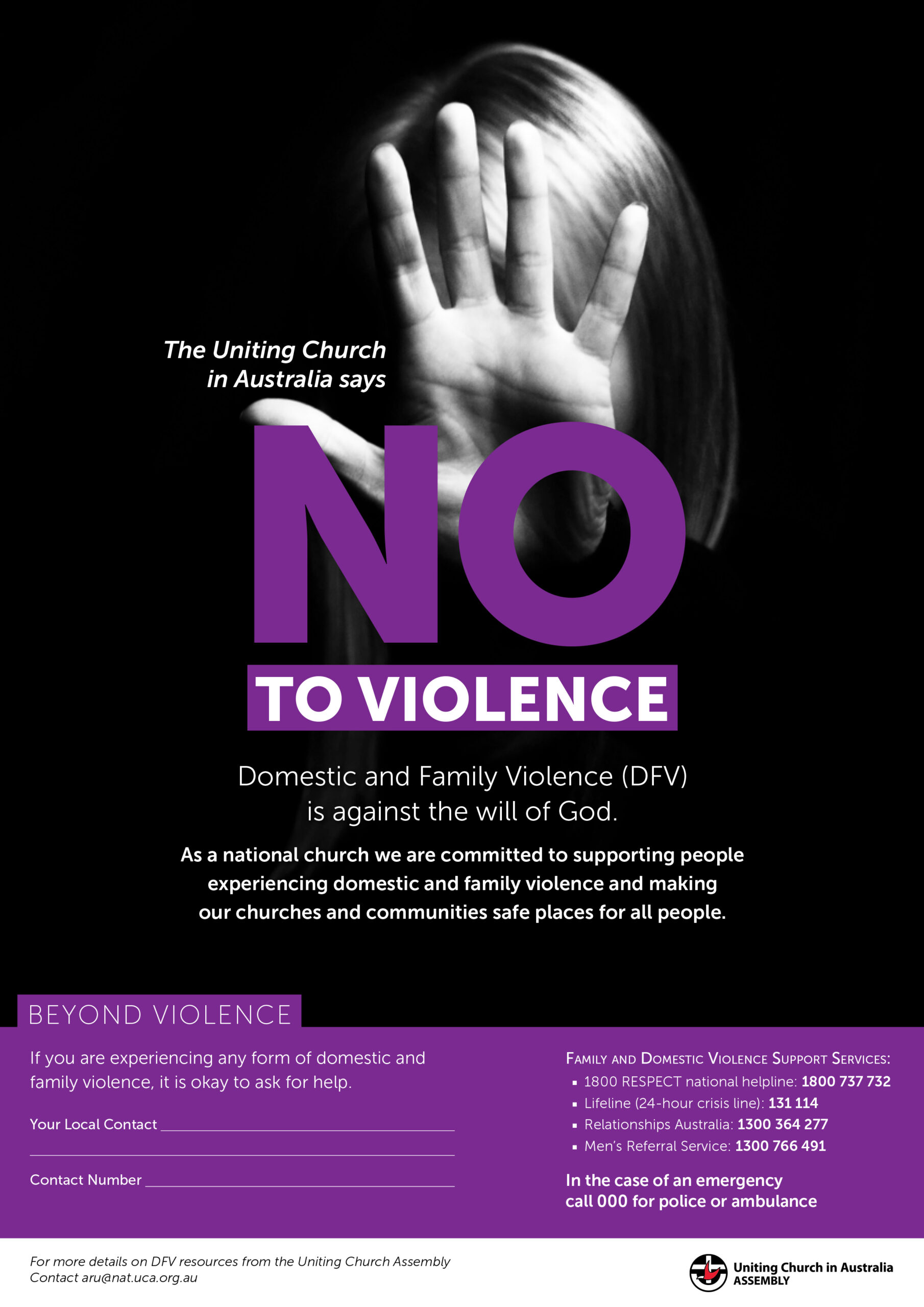 Beyond Violence, Uniting Church Australia
