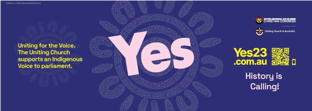 UCA YES 3x1 Print Banners_Page_1 Voice, Uniting Church Australia