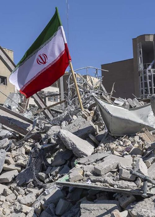 Iran rubble (Credit Majid Saeedi) thumb