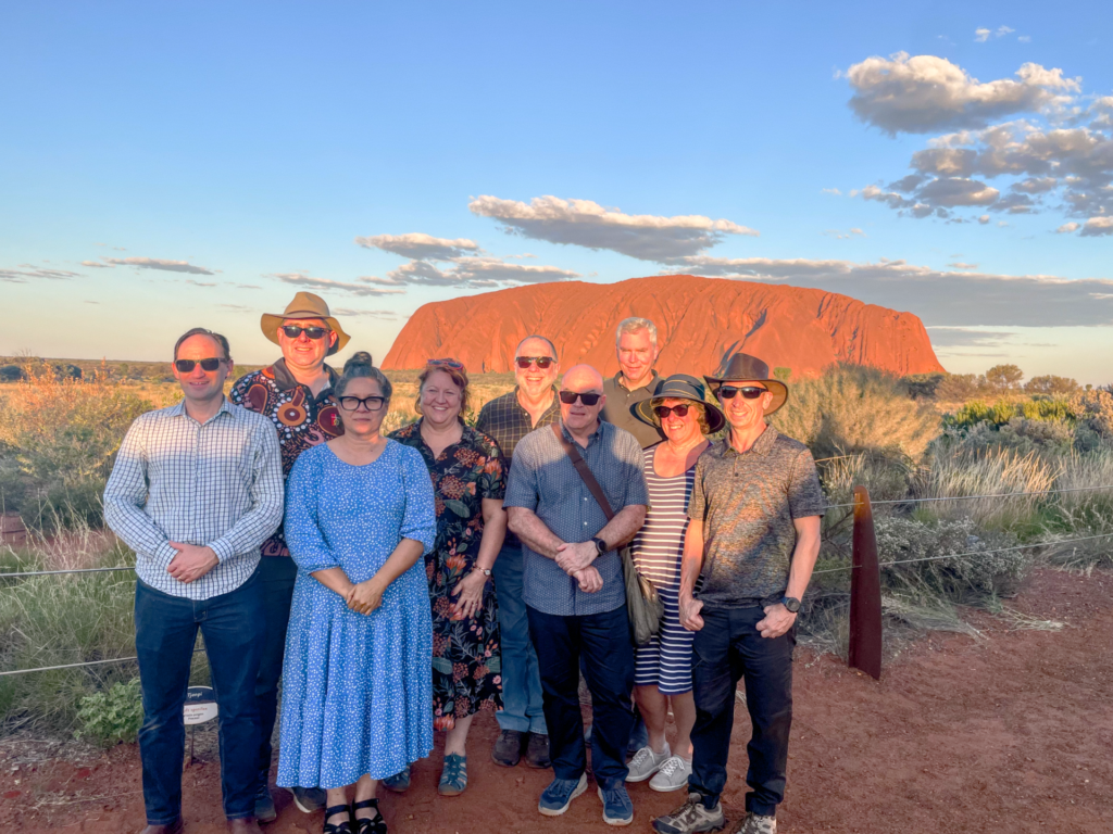 UCA Gen Secs gathering at Uluru for the Trans Tasman Conference