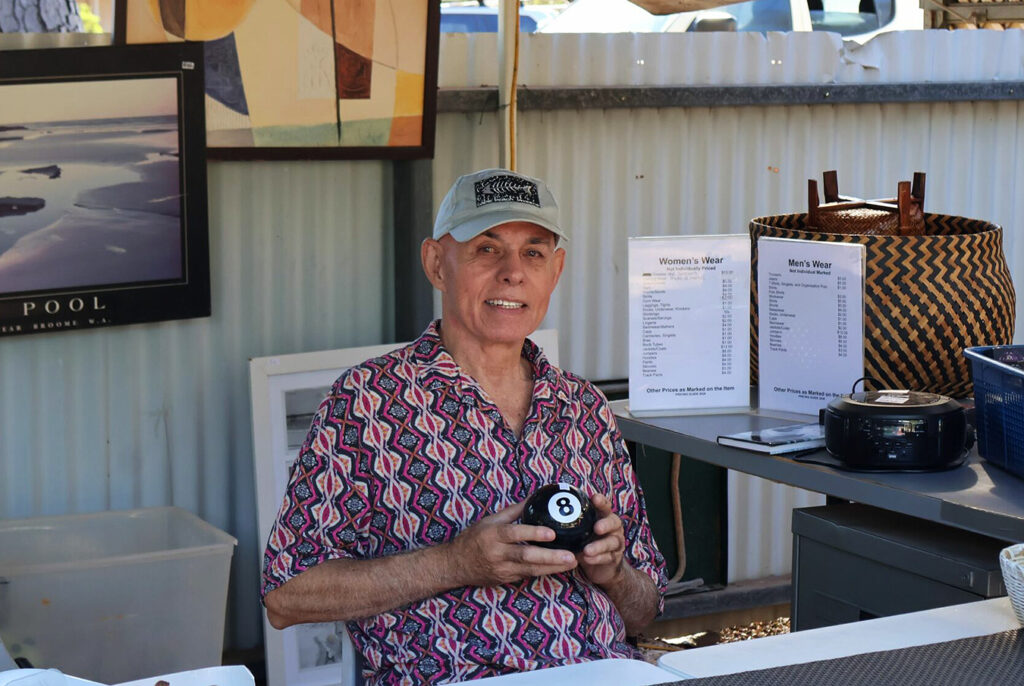 Broome UC outside op shop day