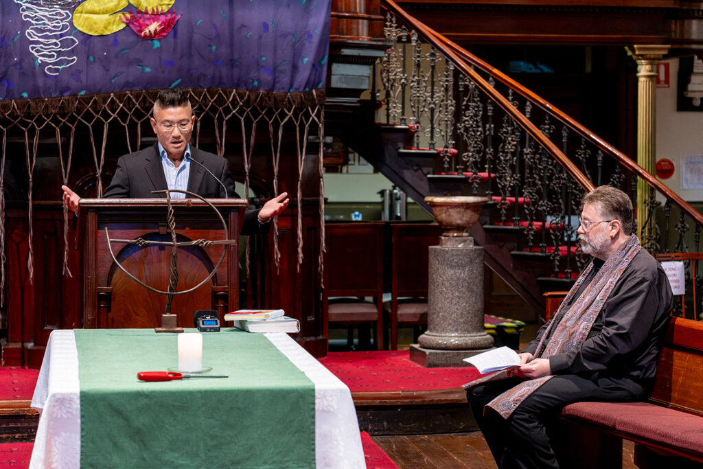 Rev Dr Sunny Chen led the prayers of intercession Rev Dr Sunny Chen led the prayers of intercession