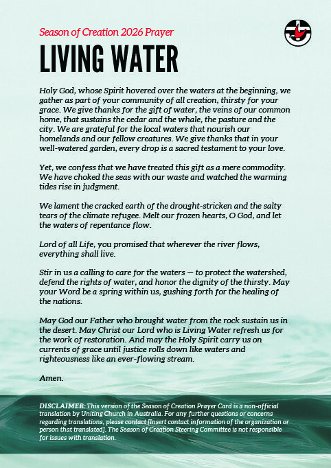 Season of Creation 2026 Prayer