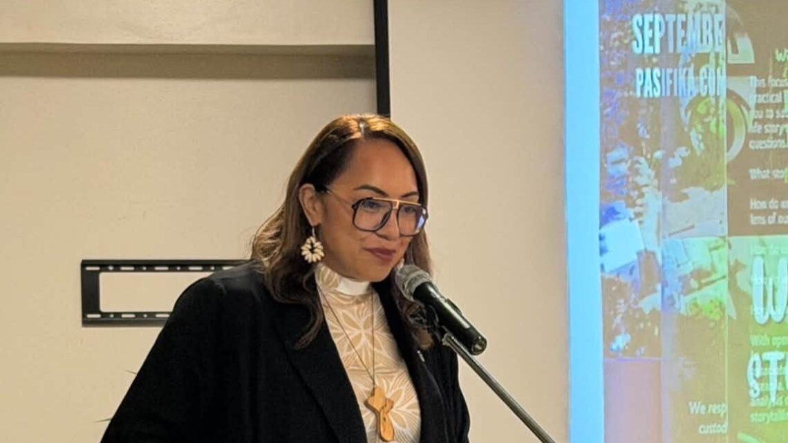 President speaking at Pasifika Communities University cropped